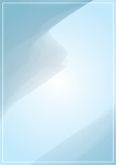 Abstract dim liquid flow with blue background. 