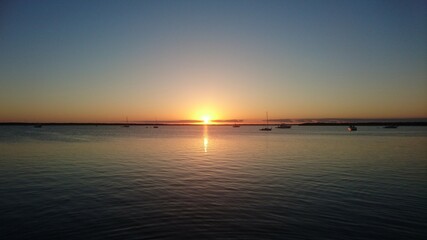 Sunset on Key Largo of the Florida keys