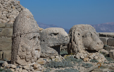 Heads on Mount Nemrut, Turkey