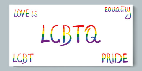 Fototapeta premium Set of Gender, LGBT Symbol