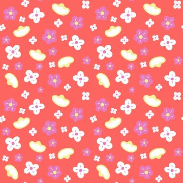 Seamless geometric pattern. Abstract background. Hand painted Illustration