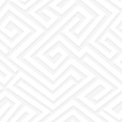 Diagonal white spiral seamless pattern