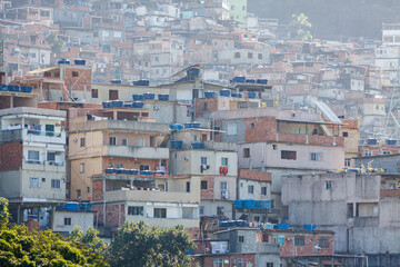 Fototapeta na wymiar Rocinha favela in Rio de Janeiro, Brazil.