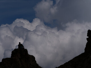 passeggiando in val di fassa, trentino alto adige, italia