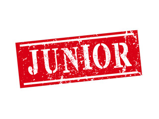 Junior grunge rubber stamp on white background, vector illustration