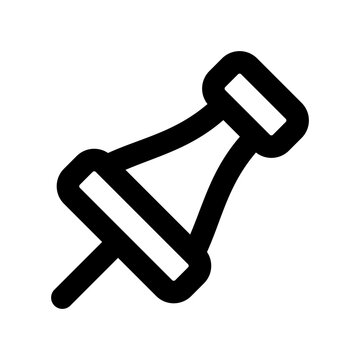 recommend clip art: pushpin icon outline style