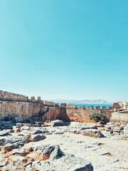 krajobraz grecja rodos - obrazy, fototapety, plakaty