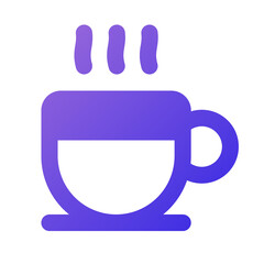coffee icon gradient style
