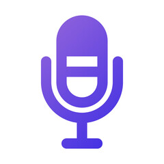 microphone icon gradient style