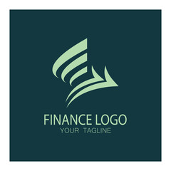 Business finance and Marketing logo Vector illustration  template icon design Financial accounting logo with modern vector concept