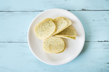 ポテトチップス　のり塩味