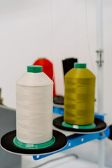 sewing thread of different colors