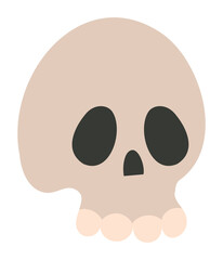 sticker Scull. Halloween