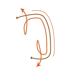 hand drawn illustration of an symbol