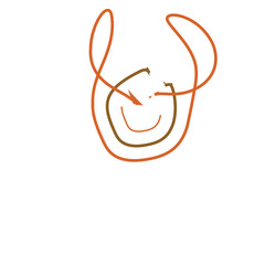 hand drawn illustration of an symbol