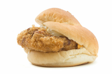 コロッケパン　白バック