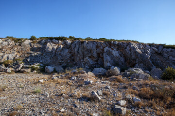 ancienne carrière de marbre, old marble quarry