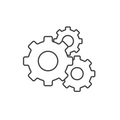 gear icons  symbol vector elements for infographic web