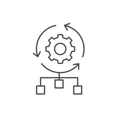 algorithm icons  symbol vector elements for infographic web