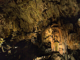 Roset-Fluans, France 2022 : Visit of the magnificent Grotte d'Osselle, discovered in the 13th century