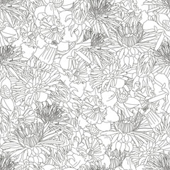 Floral seamless pattern background for fashion textiles, graphics, backgrounds and crafts