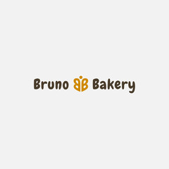 Bruno Bakery Logo Design