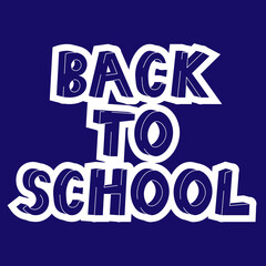 Back to school text effect