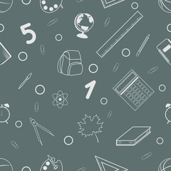 seamless pattern with notes