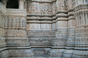 Jagdish Temple walls in Udaipur india