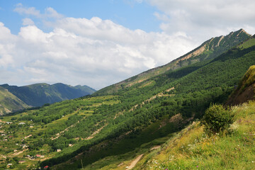 Beautiful mountain landscape of Dagestan, Russia