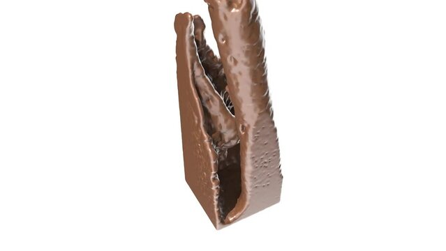 Hot chocolate food viscous sweet liquid concept 