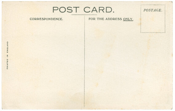 Retro post card, early 1900's, English