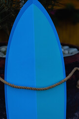 Vintage 70's Foam blue Surfboard 