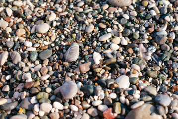 pebbles on the beach