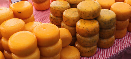 Cheese loaf for sale in a shop
