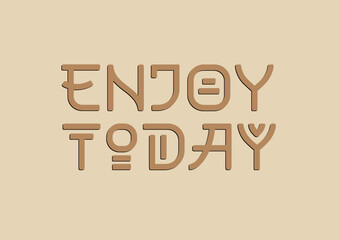 Vector Typographic Poster 