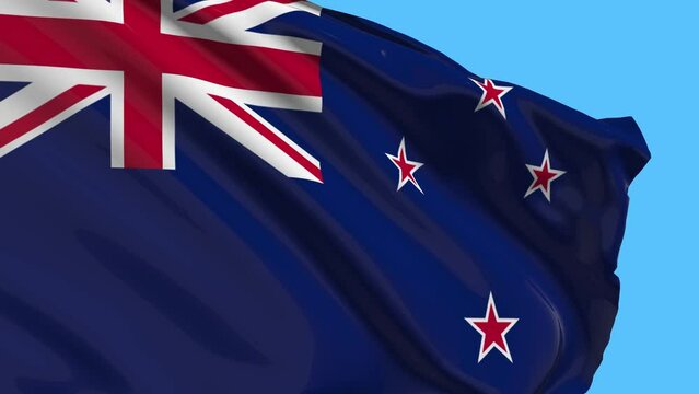 New Zealand Flag Flying Images & Videos