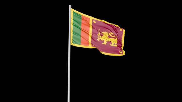 Sri Lanka Flag Flying Images & Videos