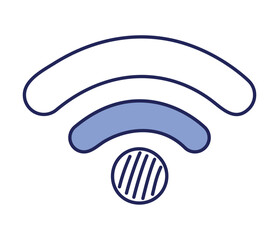 purple wifi icon