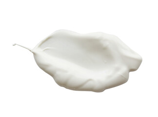 White cream on a white background, can be used as mayonnaise too - 522112236