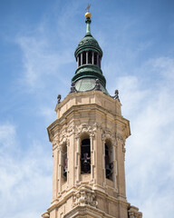 Fototapeta premium Detail of a building, Dome of a church