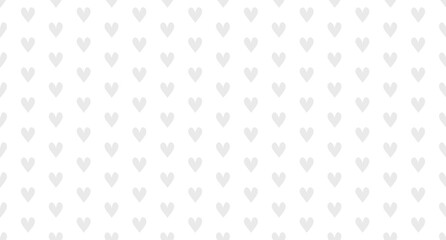Fototapeta premium Hand drawn background with hearts. Seamless grungy wallpaper on surface. Chaotic texture with many love signs. Lovely pattern. Line art. Print for banner, flyer or poster. Black and white illustration