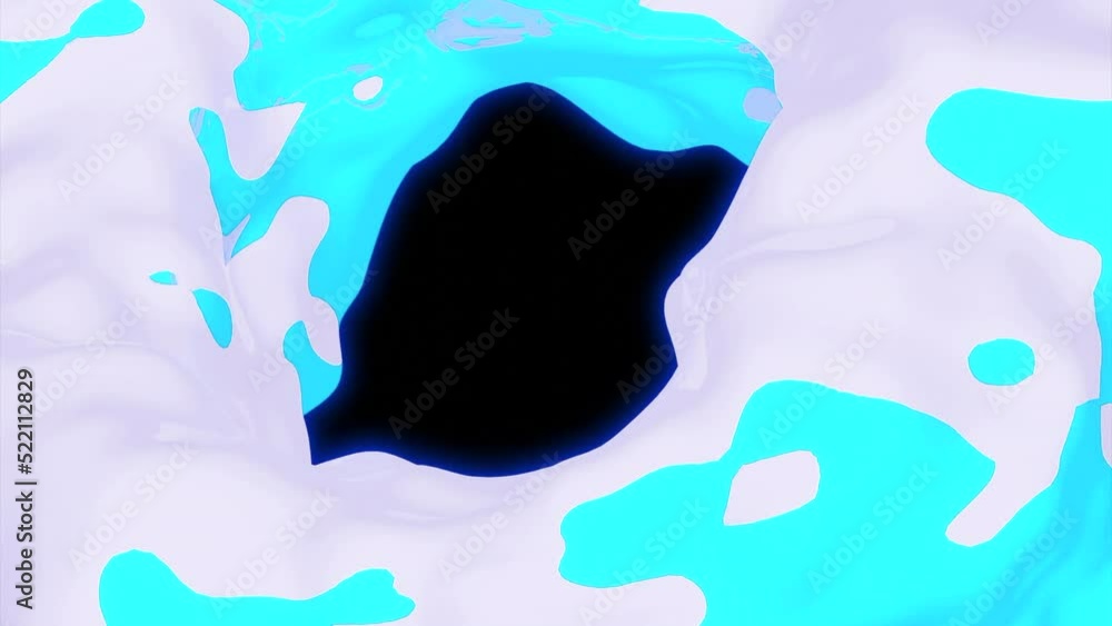 Poster moving abstract liquid with wavy ripples. design. flow of rotating 3d liquid. flow of dense liquid m