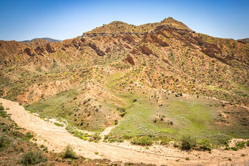 mountains in kyrgyzstan, central asia