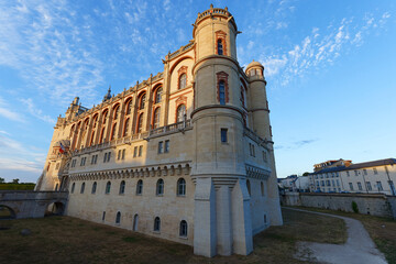 Obraz premium Saint-Germain-en-Laye castle based around 13 miles west of Paris. It was fortified hunting-lodge. Saint-Germain-en-Laye .