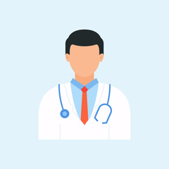 Fototapeta premium Illustration of doctor or nurse