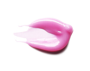 Pink Lipgloss spread sample on Transparent background