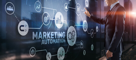Marketing automation. Computer programs and technical solutions for automating the marketing...