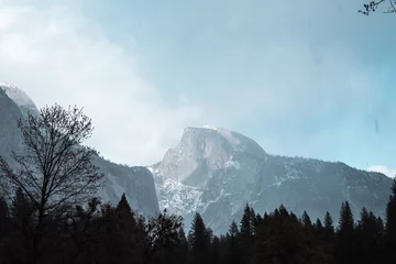 Crédence de cuisine en verre imprimé Half Dome Demi-dôme de Yosemite