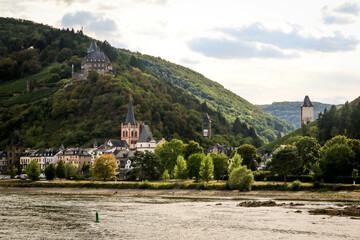 Fototapeta premium Scenes from the Rhine River, Germany